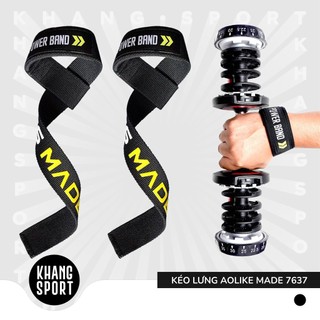Dây kéo lưng aolike made a-7637 - quấn cổ tay hỗ trợ nâng tạ aolikes chính hãng - al7637