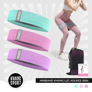 Dây kháng lực miniband tập mông aolikes a-3604 | booty band tập mông tập gym
