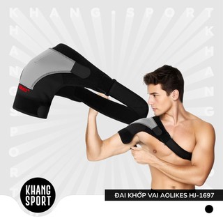 Đai bảo vệ khớp vai có điều chỉnh Aolikes chính hãng HJ-1697