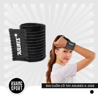 Đai cuốn cổ tay aolikes a-1526, kích thước freesize, chiều dài 40cm, chiều rộng 7.5cm