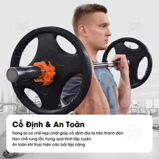 Khoá Tạ Nhựa Phi 50 | Bộ 2 Cái