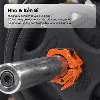 Khoá Tạ Nhựa Phi 50 | Bộ 2 Cái