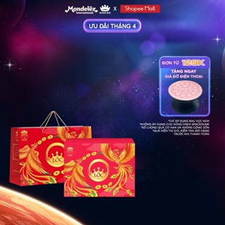 [CÓ TÚI GIẤY] Bộ Quà Bánh Tết Kinh Đô Lộc Phát - Hộp Giấy 1,077G