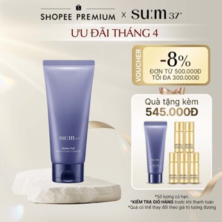 [SU:M37 OFFICIAL] Sữa rửa mặt giữ ẩm dạng kem Su:m37 Water-full Amino Foam Cleanser 200ml