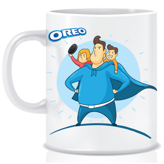 [Gro Gift] Ly Sứ Oreo Emoji (Mẫu Ngẫu Nhiên) 350Ml