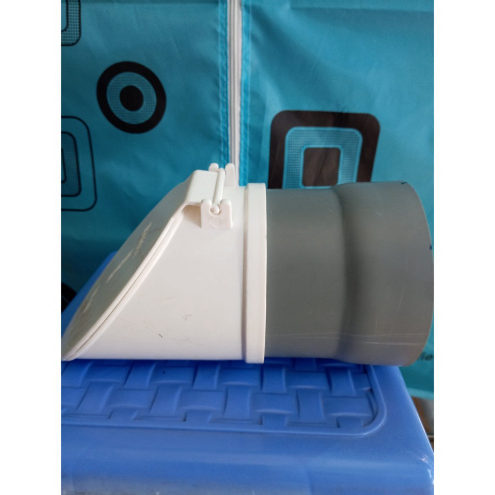 Van ngăn mùi hố ga PVC 114 kiểu 2 - Van cửa lật PVC 114 kiểu 2 - Nắp đậy ngăn mùi PVC 114 kiểu 2