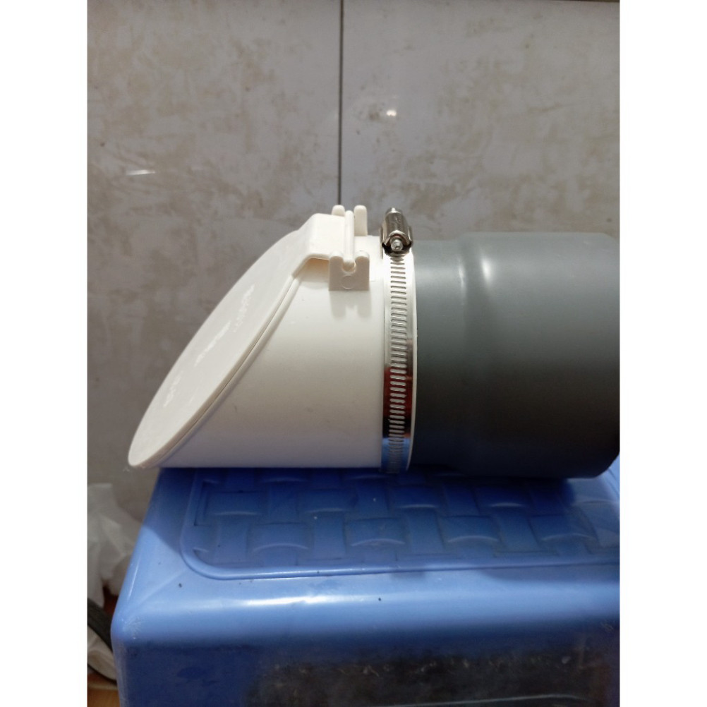 Van ngăn mùi hố ga PVC 114 kiểu 2 - Van cửa lật PVC 114 kiểu 2 - Nắp đậy ngăn mùi PVC 114 kiểu 2