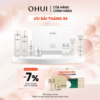 [OHUI Official] Bộ kem dưỡng trắng da toàn diện cao cấp 8 món OHUI Extreme White Cream 8pcs Set 460ml