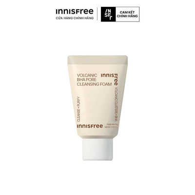 (Quà tặng không bán) Sữa rửa mặt se khít lỗ chân lông innisfree Volcanic Pore BHA Cleansing Foam 15g