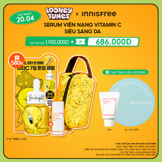 Serum Vitamin C sáng da, mờ thâm mụn INNISFREE Green Tea Enzyme Brightening Serum 30ml