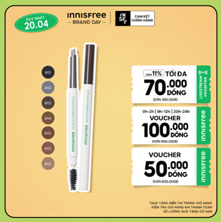 Chì kẻ chân mày innisfree Auto Eyebrow Pencil 0.3g