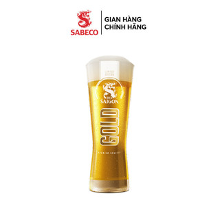 [Quà tặng] Ly thuỷ tinh Saigon Gold