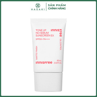   DAILY  Kem Chống Nắng innisfree Nâng Tông Kiềm Dầu 60ml  Mới  Tone Up Sunscreen EX SPF 50+ PA++++ Hasaki 