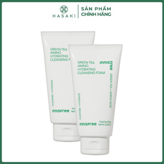  Sữa Rửa Mặt innisfree Dưỡng Ẩm Chiết Xuất Trà Xanh 150g  Mới  Green Tea Amino Hydrating Cleansing Hasaki 