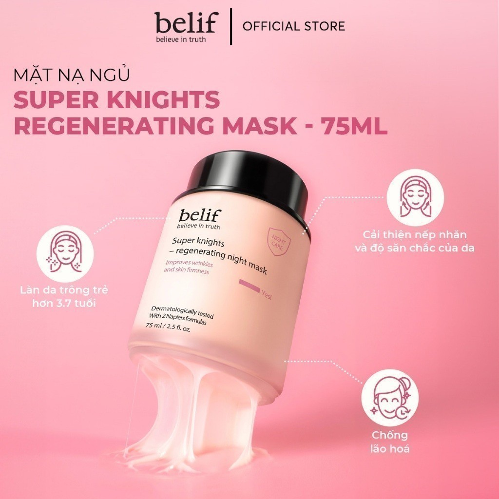 [belif Official] Mặt nạ ngủ tái sinh và chống lão hóa belif Regenerating Mask 75ml | BigBuy360 - bigbuy360.vn