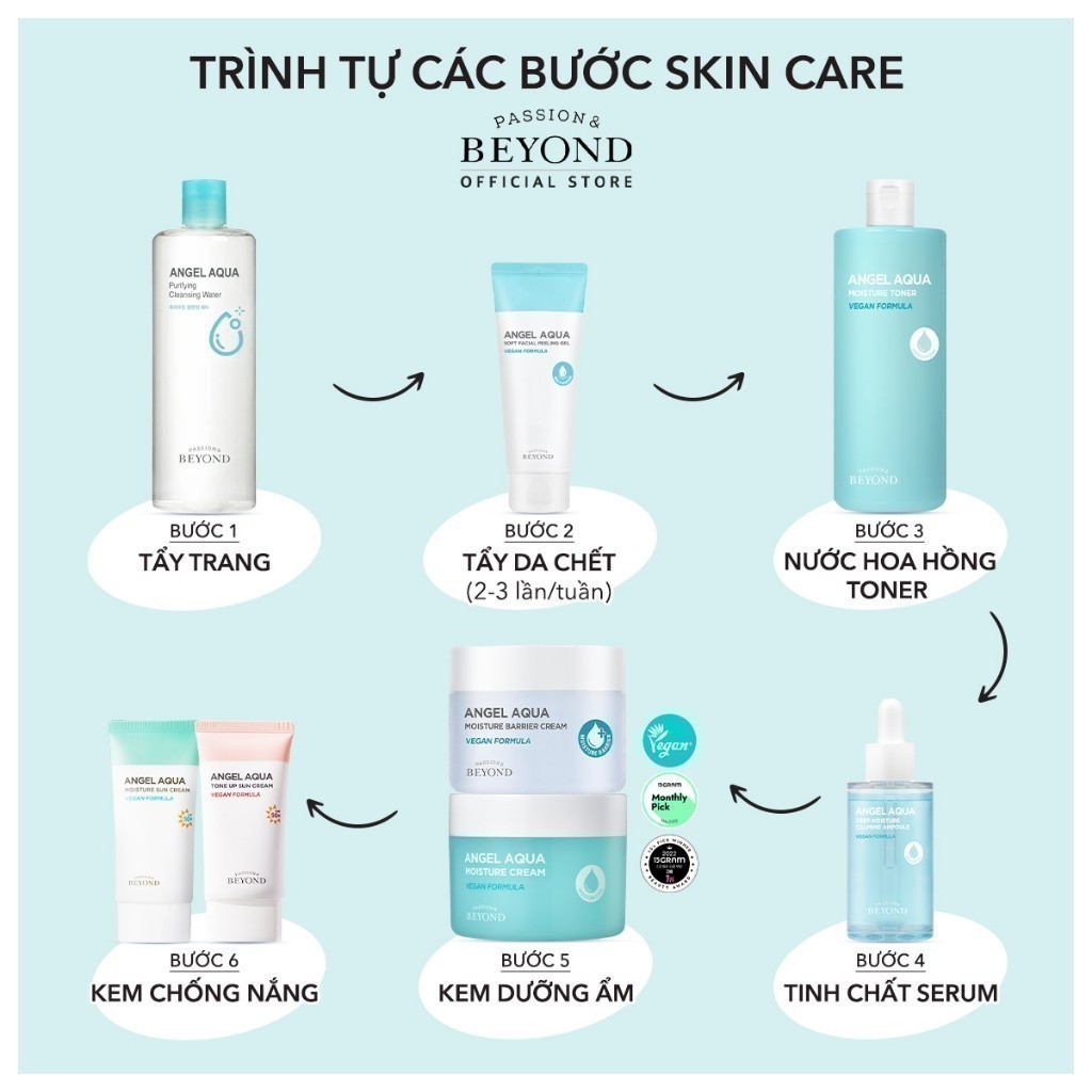 [Beyond Official] Kem dưỡng ẩm Tinh Linh Nước làm dịu Beyond Angel Aqua Moisture Cream | BigBuy360 - bigbuy360.vn