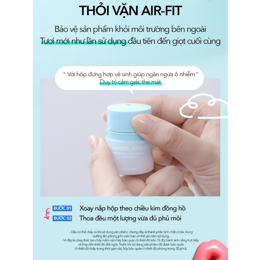 [Beyond Official]Son dưỡng môi thuần chay Beyond Angel Aqua Moisture Plumping Lipcerin 15ml | BigBuy360 - bigbuy360.vn