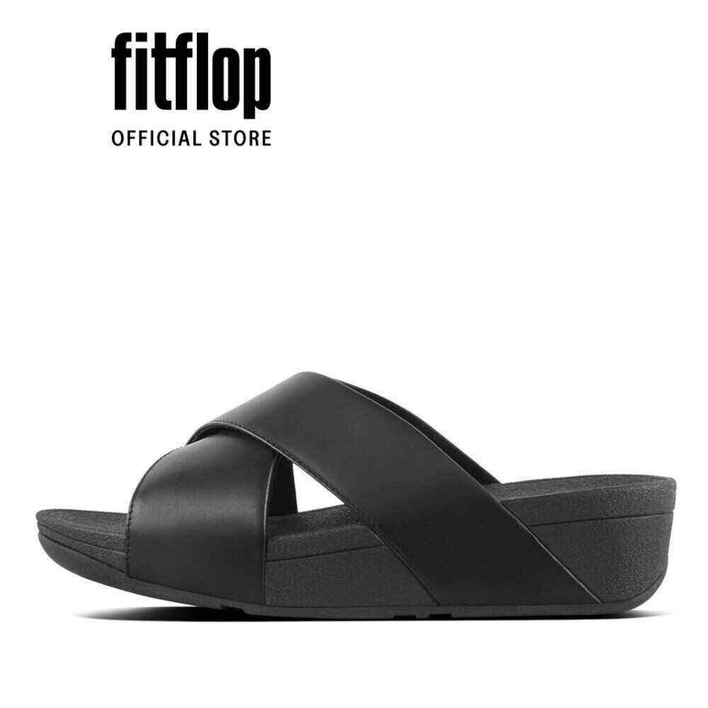 Dép Quai Ngang Nữ FitFlop LULU - Black - FL99 - K04-001