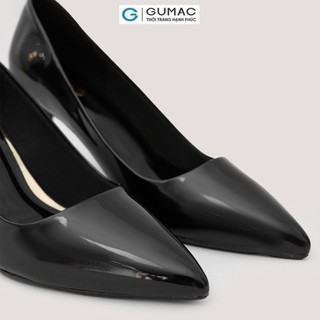 Giày cao gót GUMAC chất liệu da bóng cao 7cm GD12073