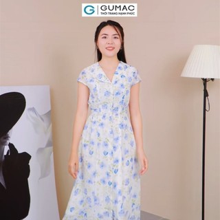 Đầm nữ GUMAC kiểu buộc eo  DE08087