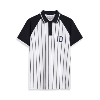 Áo Polo Nam ICONDENIM Pattern Raglan Vertical Stripes Form Regular PLID0170