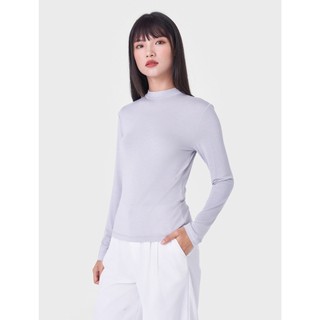Áo giữ nhiệt nữ CANIFA áo mặc trong dài tay cổ ba phân 6IT23W003