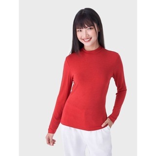 Áo giữ nhiệt nữ CANIFA áo mặc trong dài tay cổ ba phân 6IT23W003