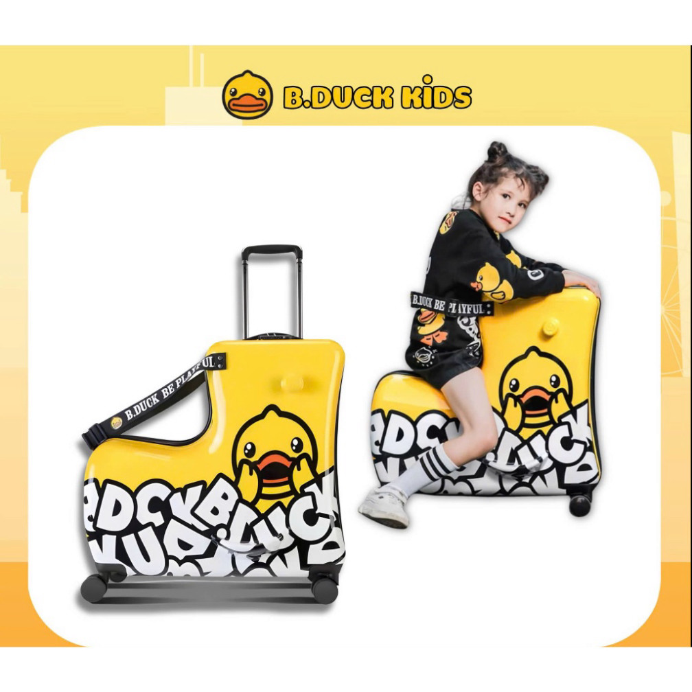 Trùm vali Vali cho bé B.DUCK nhập khẩu chính hãng size 20/24 inch