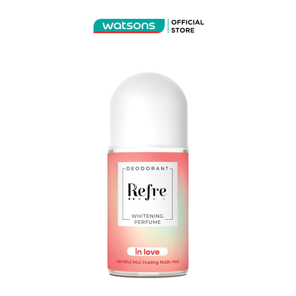 Lăn Khử Mùi Refre Whitening Perfume Nước Hoa - Hương Tình Yêu In Love 40ml
