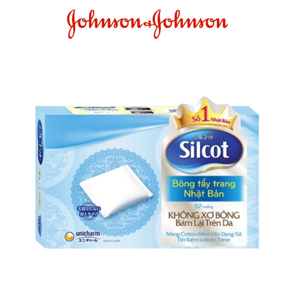 [GIFT] Bông trang điểm (bông tẩy trang) Silcot 82 miếng/hộp