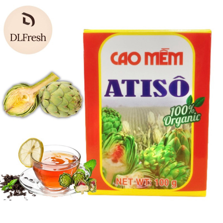 Cao atiso hũ thuỷ tinh DLFresh cao mềm atiso, cao hoa atiso 100g