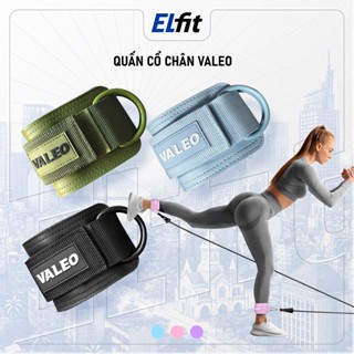  Quấn Cổ Chân Tập Gym Valeo Chất Liệu Da Đệm Tập Chân Mông Với Cáp Phụ Kiện Tập Gym Valeo 