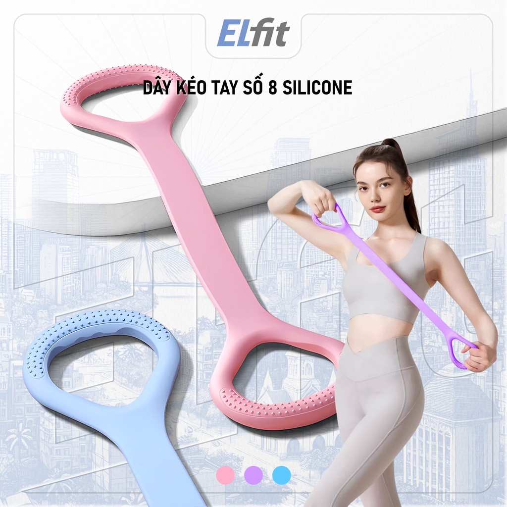 Dây Kéo Tập Gym Silicon Mini Đàn Hồi - Dụng Cụ Tập Gym, Yoga Dành Cho Nam Nữ