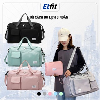 Túi Xách Du Lịch Thể Thao Có 3 Ngăn Ngoài Tiện Dụng Chất Liệu Vải Polyester Chống Nước Cao Cấp