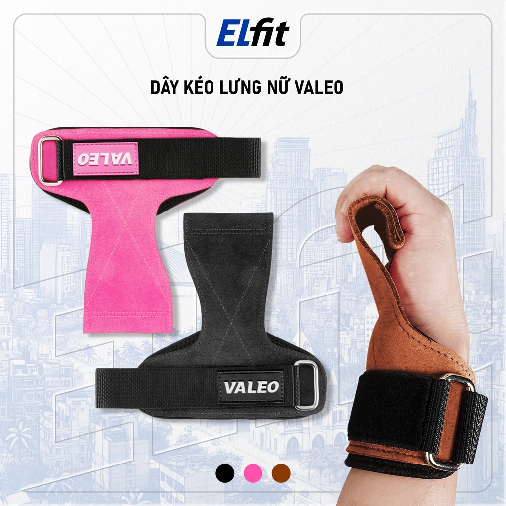 Găng Tay Trợ Lực VALEO Hỗ Trợ Tập Gym Thể Dục Thể Thao Bảo Vệ Cổ Tay Giảm Chấn Thương