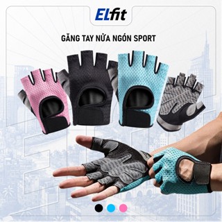 Găng Tay Bao Tay Thể Thao Nửa Ngón Nam Nữ Tập Gym Thể Dục Đi Xe Đạp Bảo Vệ Tay Êm Ái Thoáng Khí / C