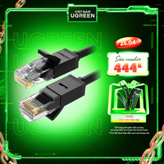 Cáp mạng Cat6 UGREEN NW102 | Lõi 26AWG CCA nhôm mạ đồng sử dụng trên các mạng Ethernet / RJ45 | Bảo hành 18 tháng 1 Đổi1