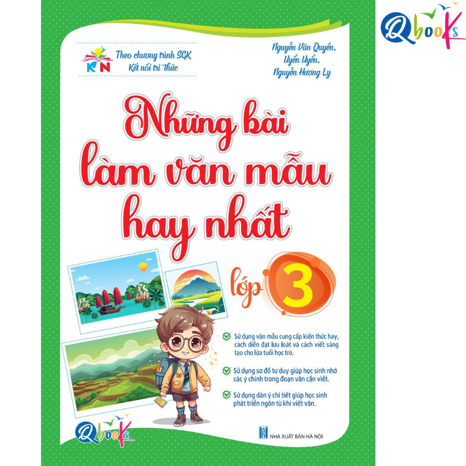 Sách - Những Bài Làm Văn Mẫu Hay Nhất Lớp 3 - Kết Nối Tri Thức Với Cuộc Sống (1 cuốn)