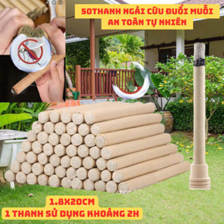 50 Thanh Nhang Muỗi Ngải Cứu Xua Đuổi Muỗi An Toàn Cho Trẻ Nhỏ Hương Thơm Thư Giản Khử Mùi Xông Phòng