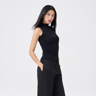 CARA Áo ba lỗ cổ cao nữ Lola dáng dài chất thun co dãn thoải mái