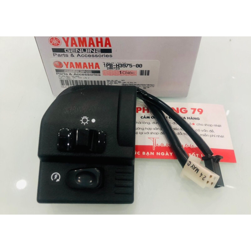 Cụm công tắc Jupiter FI 2015-2023 chính hãng YAMAHA, CÔng tắc jupiter.trái 1pbh397300.phải 1pbh39750