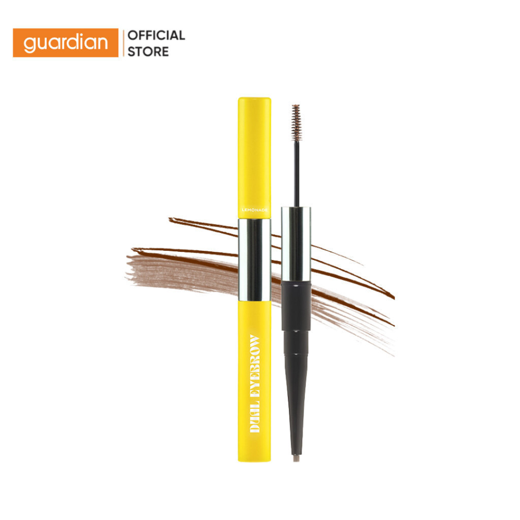 Chì Kẻ Mày 2 Đầu LEMONADE Want It Got It Dual Eyebrow Gray Brown Màu Nâu Xám 2Gr+2ml