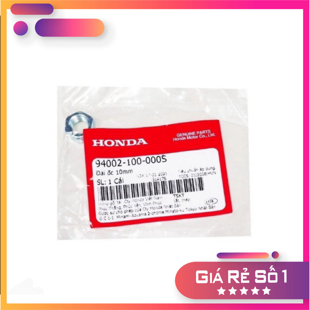 ĐAI ỐC HONDA 10MM XÀI NHIỀU XE -XE MAY