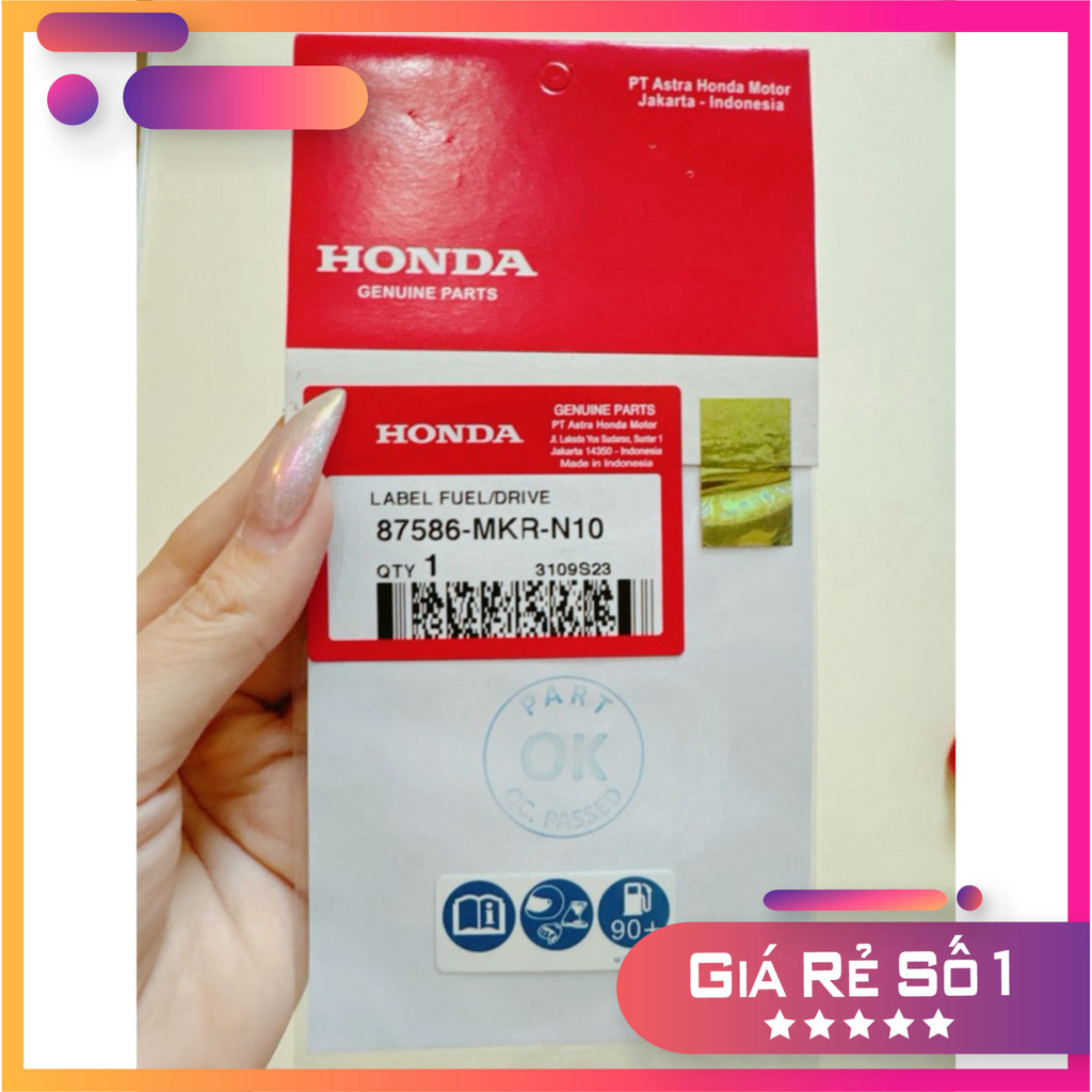 TEM THÔNG SỐ BÌNH XĂNG PCX 160 / ADV 160 / CBR 250 -XE MAY