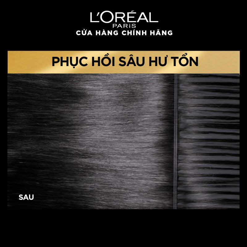 Bộ gội xả dưỡng tóc suôn mượt tóc cao cấp L'Oreal Paris Sleek 440ml x2 & Dầu dưỡng chiết xuất tinh dầu 30ml | BigBuy360 - bigbuy360.vn