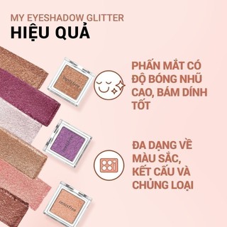 Phấn mắt dạng nhũ Innisfree My Eyeshadow Glitter 2g (màu 15-40)