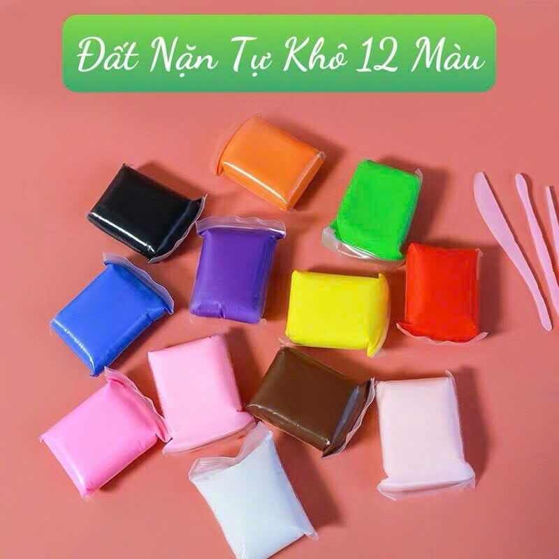 Đất Nặn Tự Khô 12 Màu