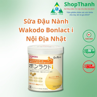 Sữa Wakodo Bonlact i Nhật 330g - Công Thức Đậu Nành Dễ Hấp Thu Cho Bé Trên 0 Tháng