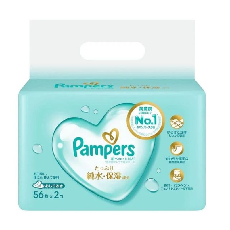 Khăn Giấy Ướt Dành Cho Bé Pampers Chính Hãng, Không Cồn, Không Paraben An Toàn Cho Bé.
