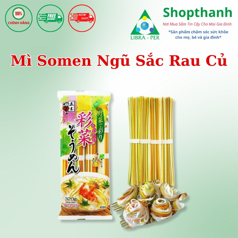 Mì Somen Ngũ Sắc Rau Củ 320g